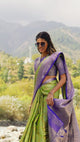 Mimosa Women's Woven Design Kanjivaram Style Art Silk Saree With Blouse Piece : SA0000385LRFREE