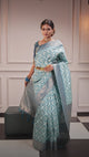 Mimosa Women's Woven Design Banarasi Style Art Silk Saree With Blouse Piece : SA00001588SFFREE