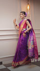 Mimosa Women's Woven Design Paithani Style Art Silk Saree With Blouse Piece : SA00001696VLFREE