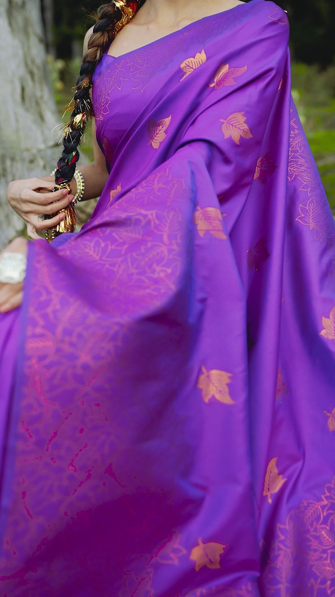 Mimosa Women's Woven Design Kanjivaram Style Art Silk Saree With Blouse Piece : SA00001348PRFREE
