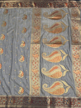 MIMOSA Saree Saree — pallu and zari work detail