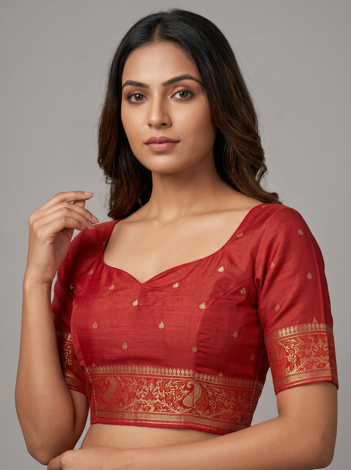 MIMOSA Saree Saree — blouse close-up