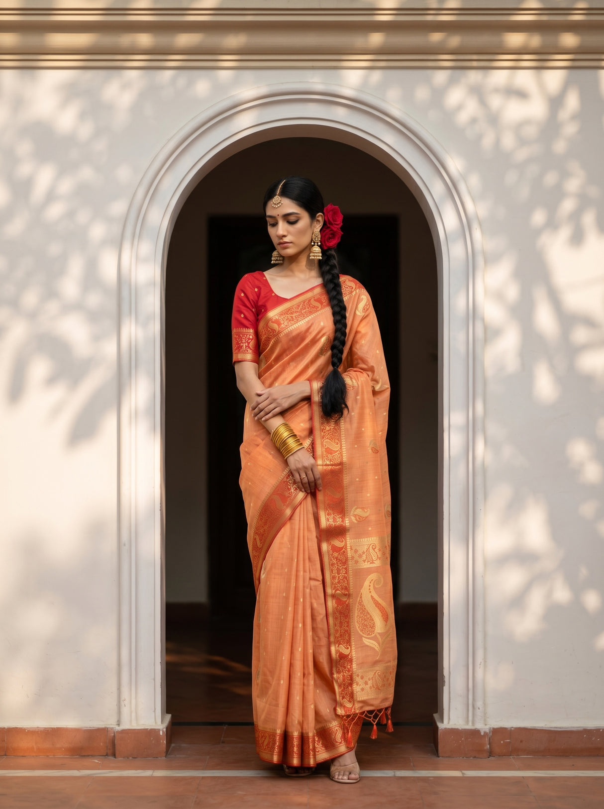 MIMOSA Saree Saree — pose 5 styling detail