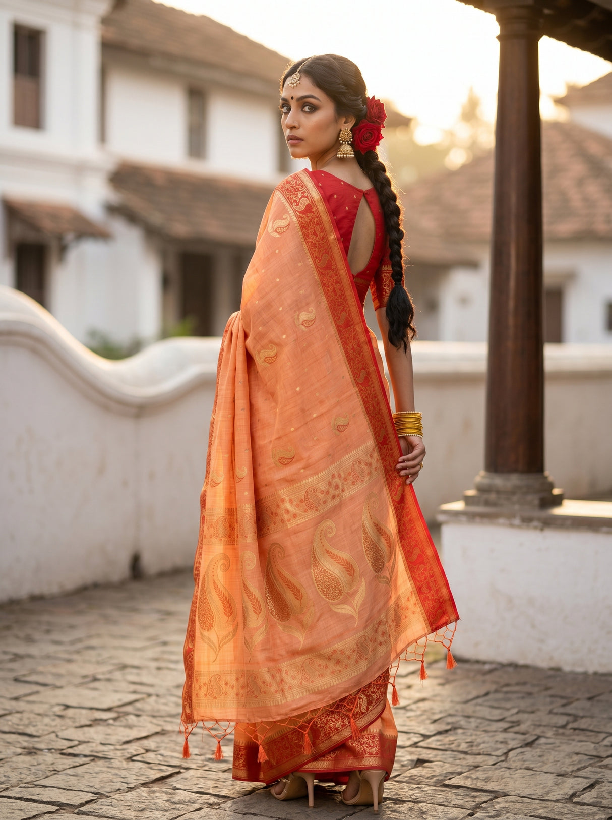 MIMOSA Saree Saree — pose 7 styling detail