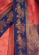 MIMOSA Gajari Kanjivaram Art silk Saree — fleets shot full lifestyle