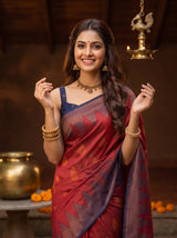 MIMOSA Gajari Saree Saree — pose 10 styling detail