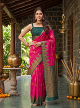 MIMOSA Rani Saree Saree — pose 4 styling detail