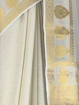 MIMOSA White Kanjivaram Saree — fleets shot full lifestyle