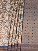 MIMOSA Navy Kanjivaram Art silk Saree — fleets shot full lifestyle