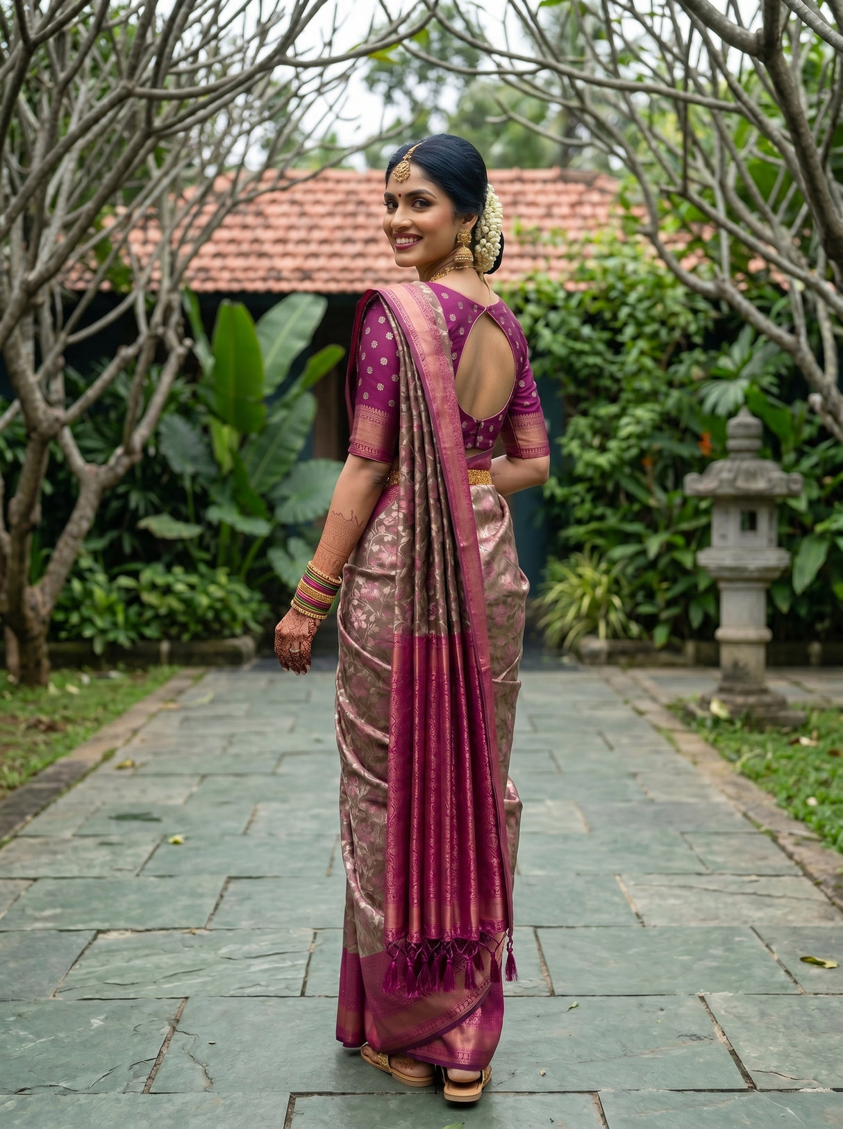 MIMOSA Saree Saree — pose 7 styling detail