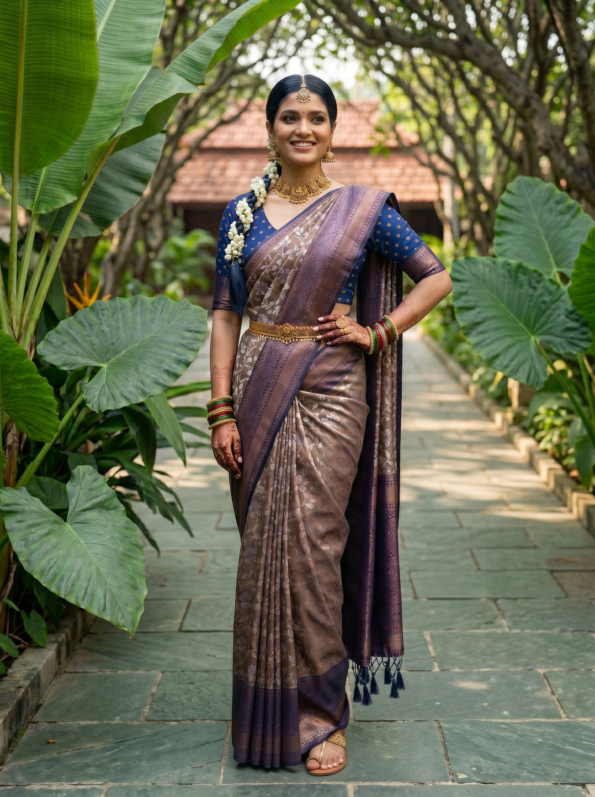 MIMOSA Saree Saree — pose 4 styling detail