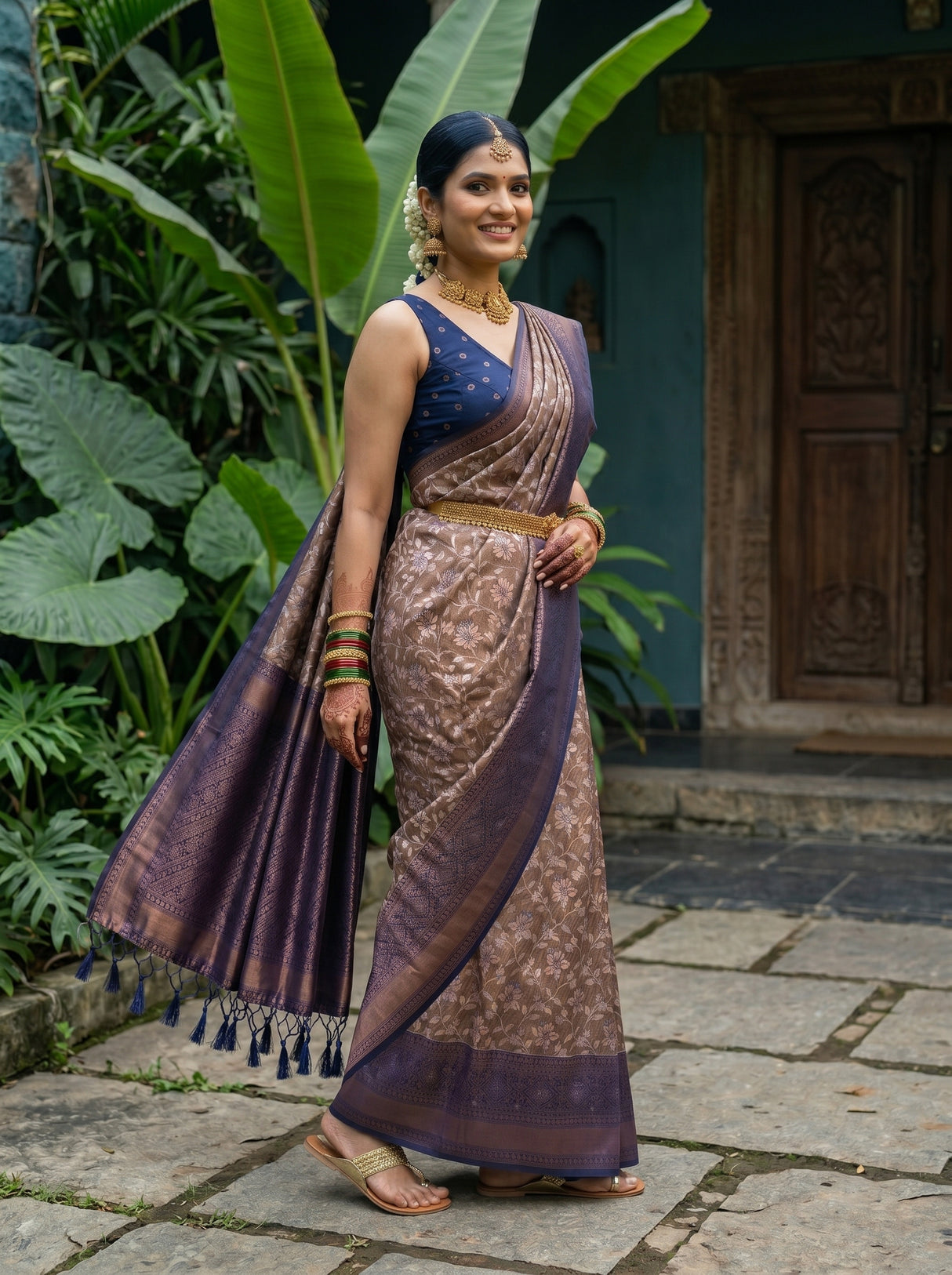 MIMOSA Saree Saree — pose 9 styling detail