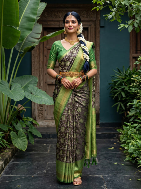 MIMOSA Saree Saree — front view on mannequin