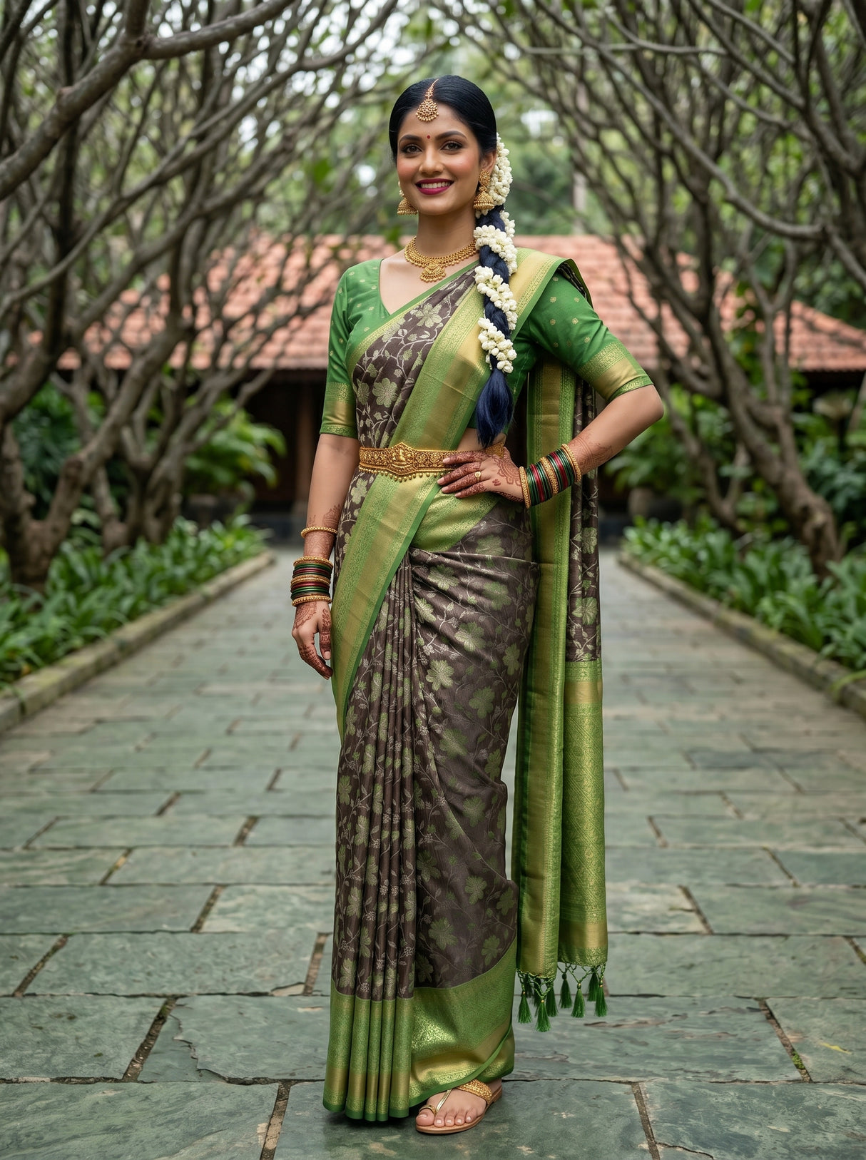 MIMOSA Saree Saree — pose 4 styling detail