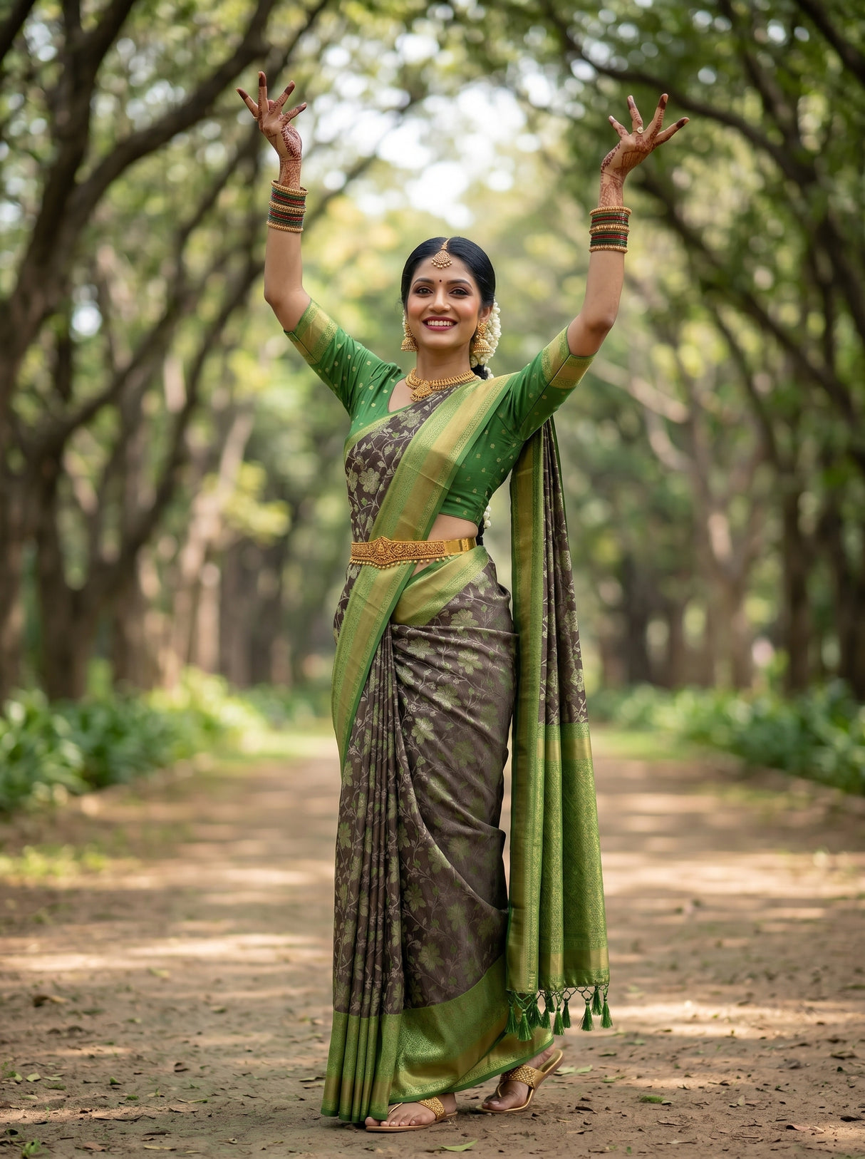 MIMOSA Saree Saree — pose 5 styling detail