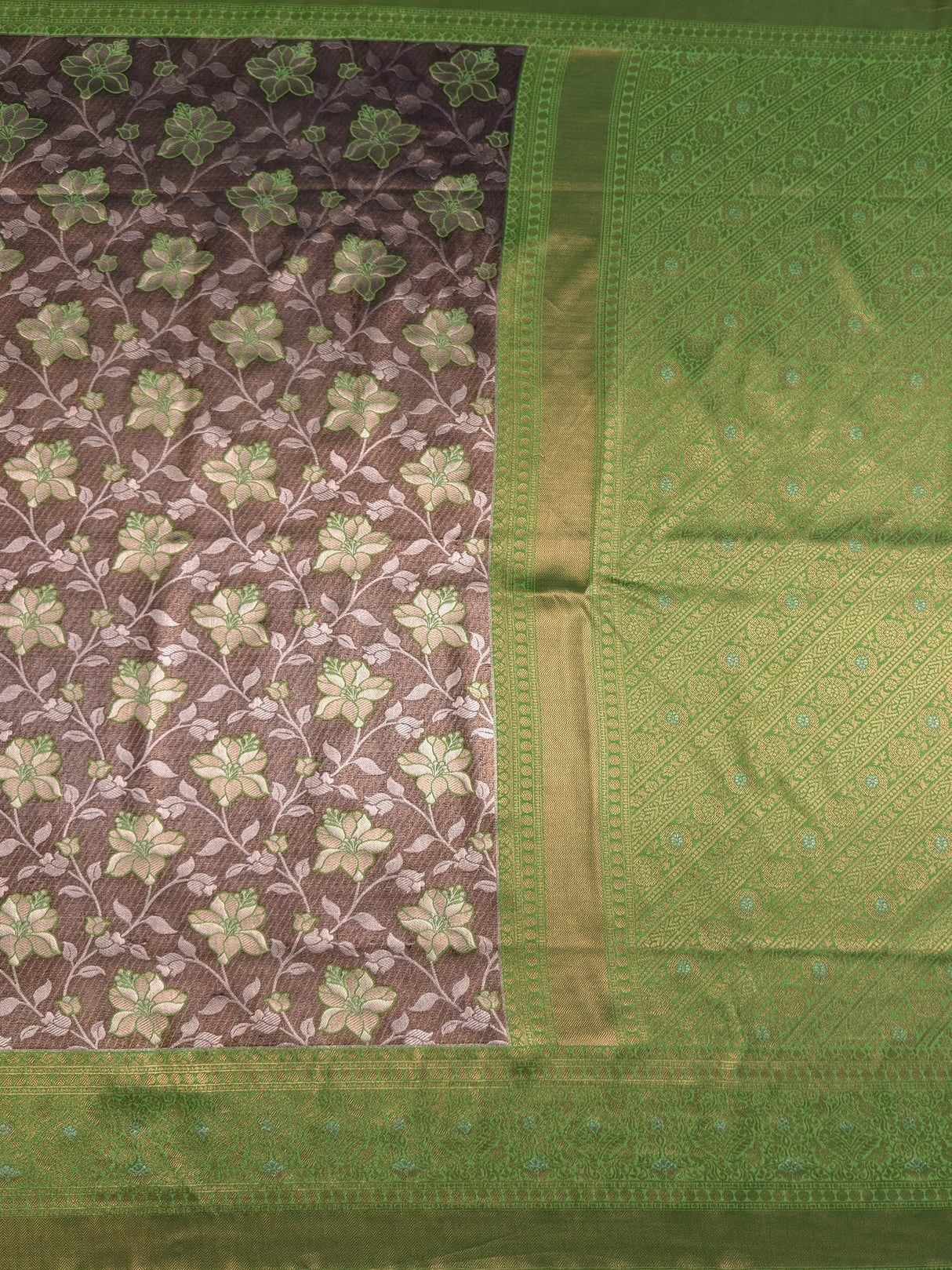 MIMOSA Saree Saree — pallu and zari work detail
