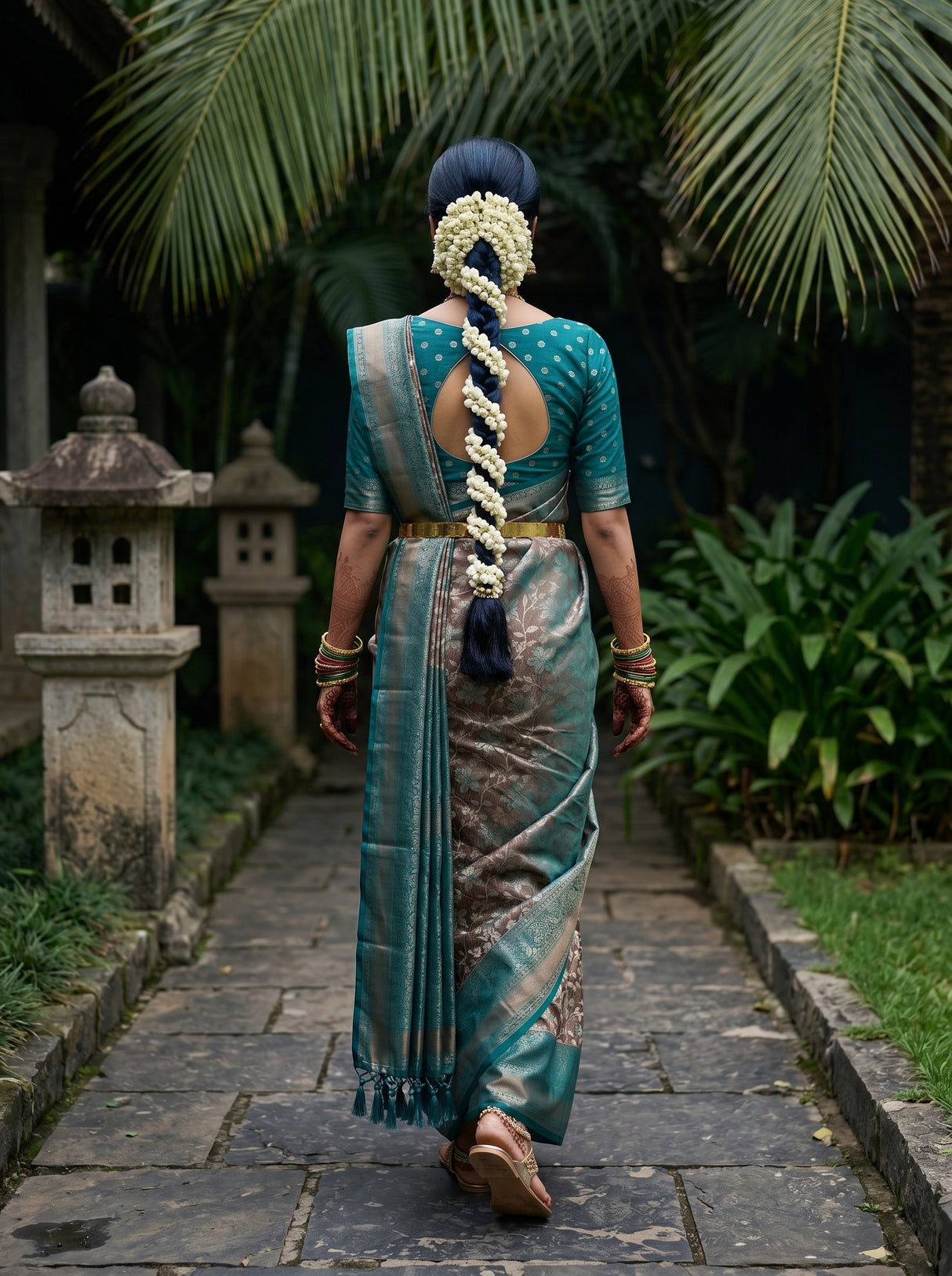 MIMOSA Saree Saree — pose 2 styling detail