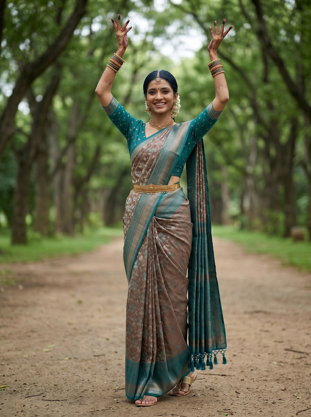 MIMOSA Saree Saree — pose 5 styling detail