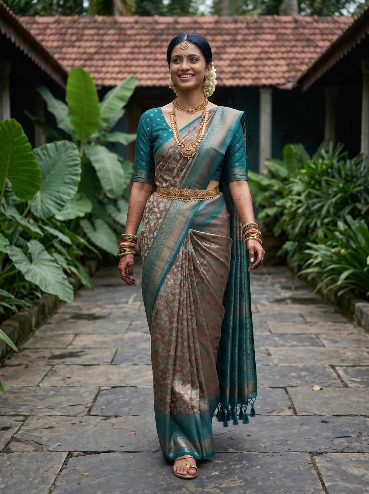 MIMOSA Saree Saree — pose 6 styling detail