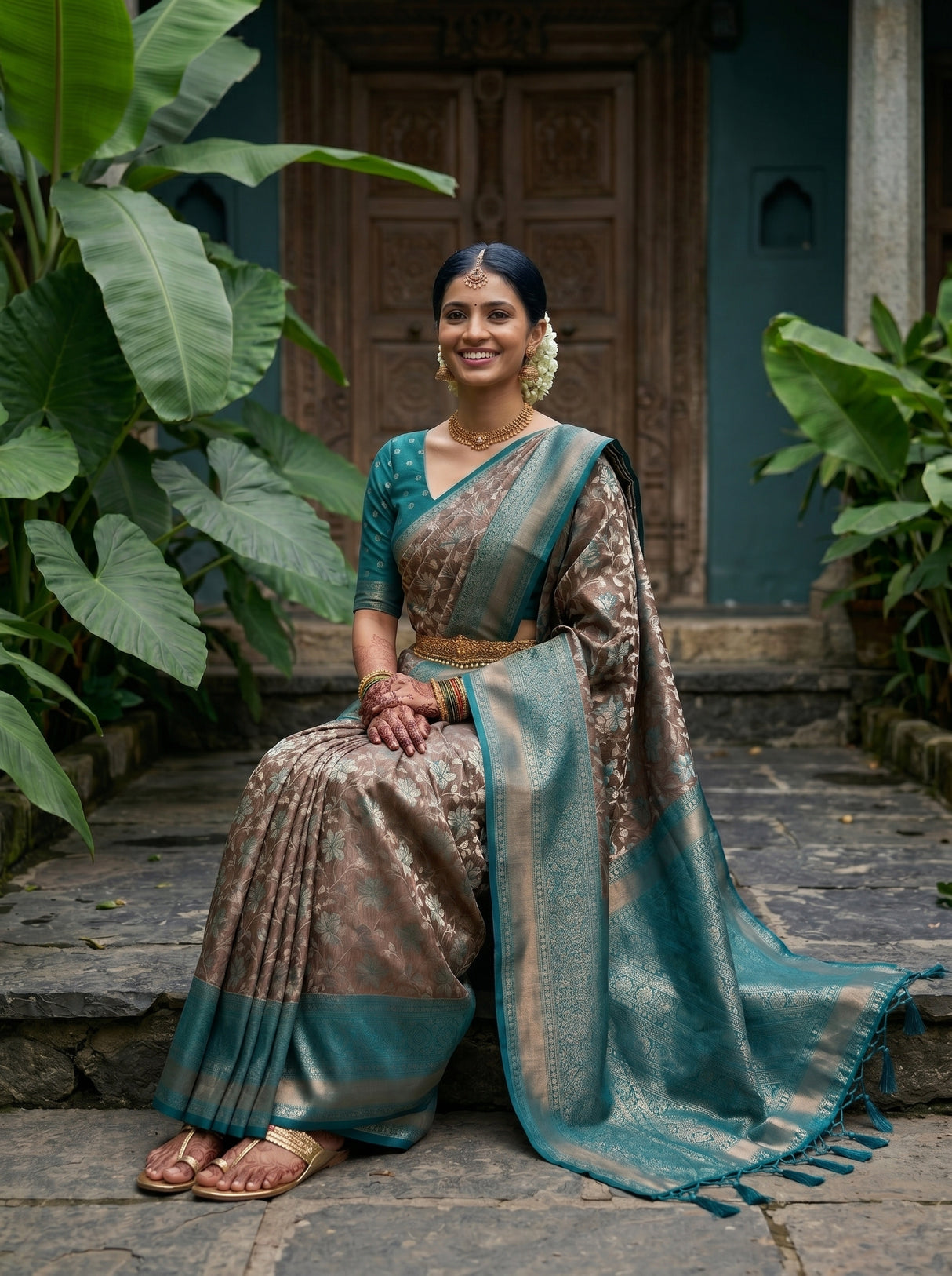 MIMOSA Saree Saree — pose 8 styling detail