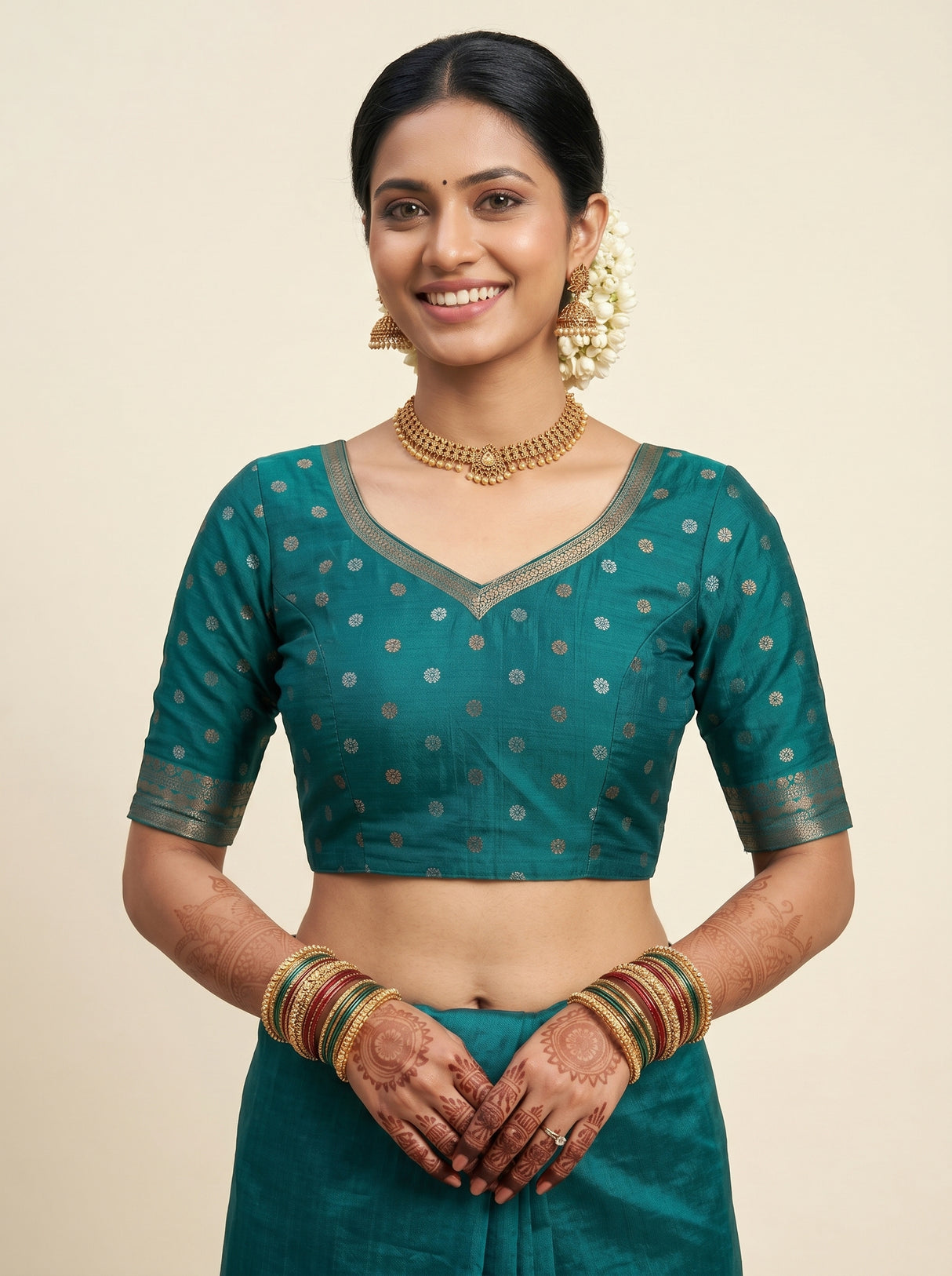 MIMOSA Saree Saree — blouse close-up