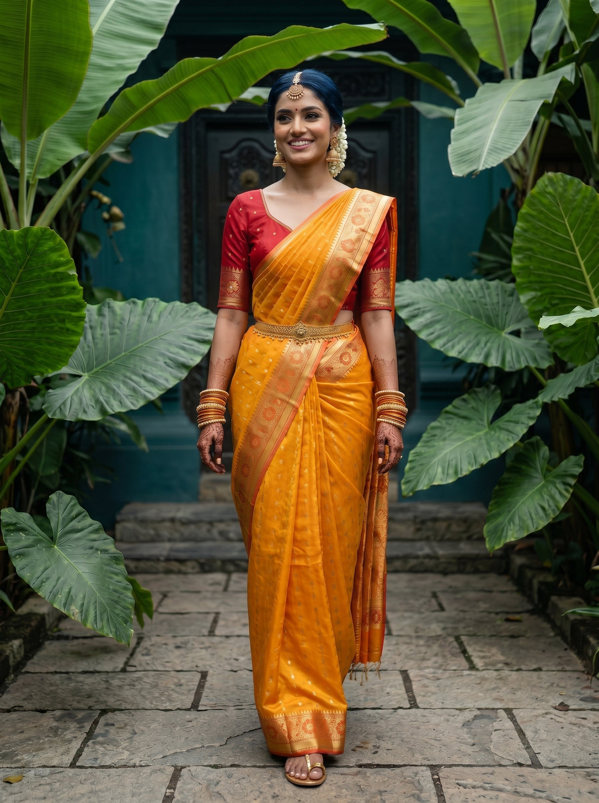MIMOSA Saree Saree — pose 6 styling detail
