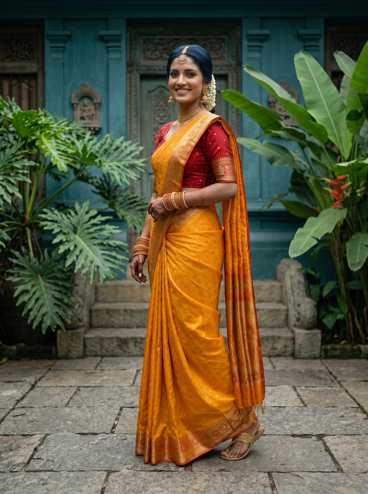 MIMOSA Saree Saree — pose 9 styling detail