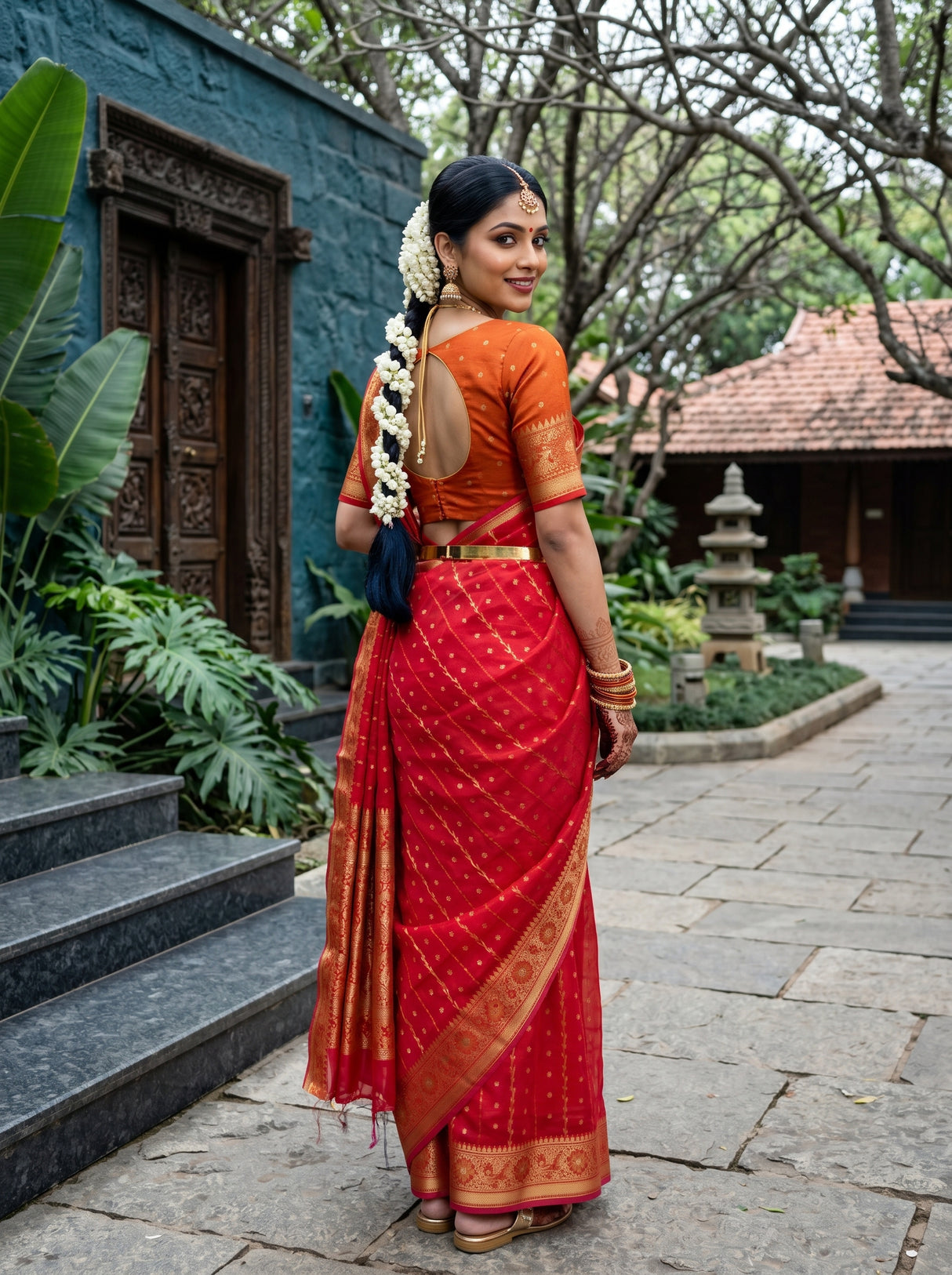 MIMOSA Saree Saree — pose 7 styling detail