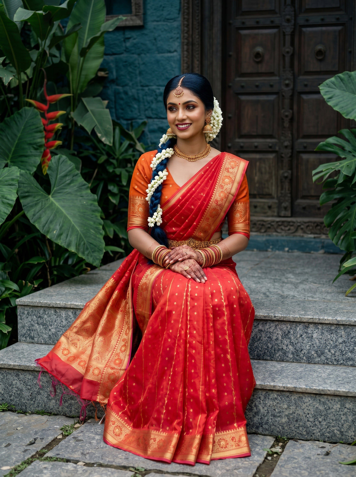 MIMOSA Saree Saree — pose 8 styling detail