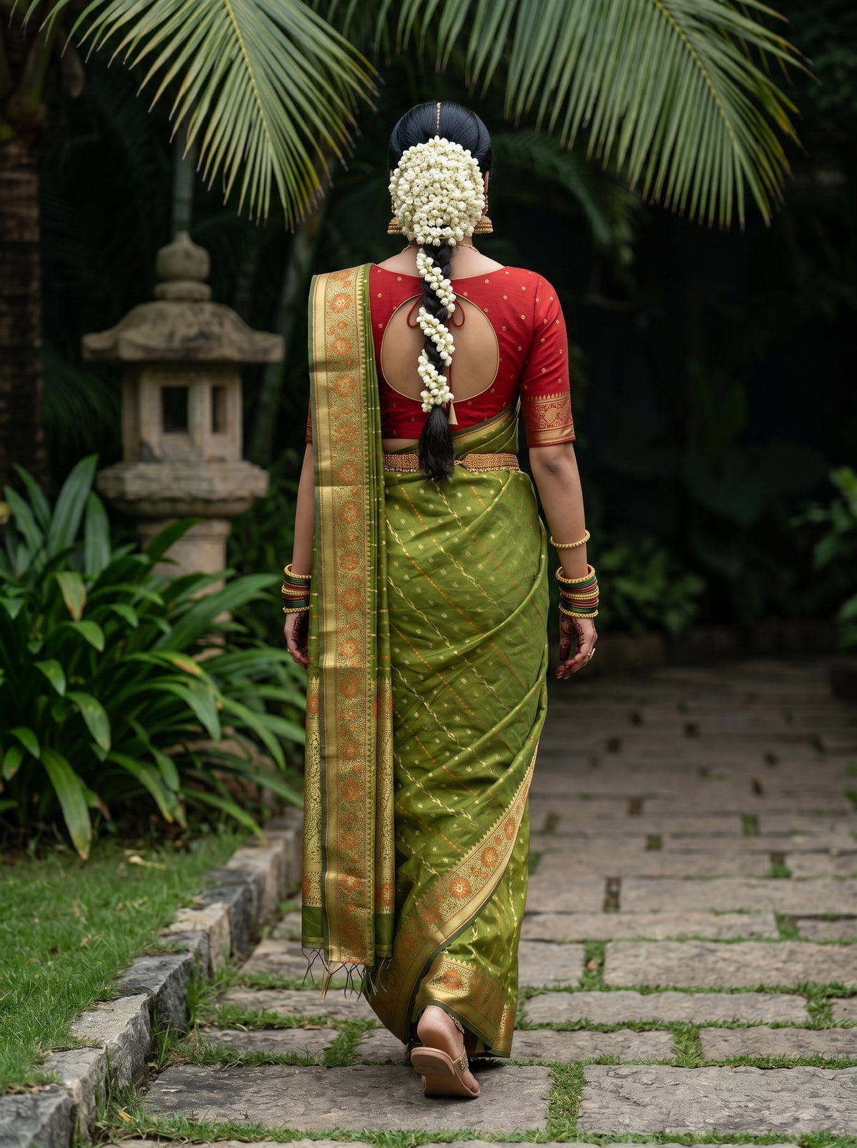MIMOSA Saree Saree — pose 2 styling detail