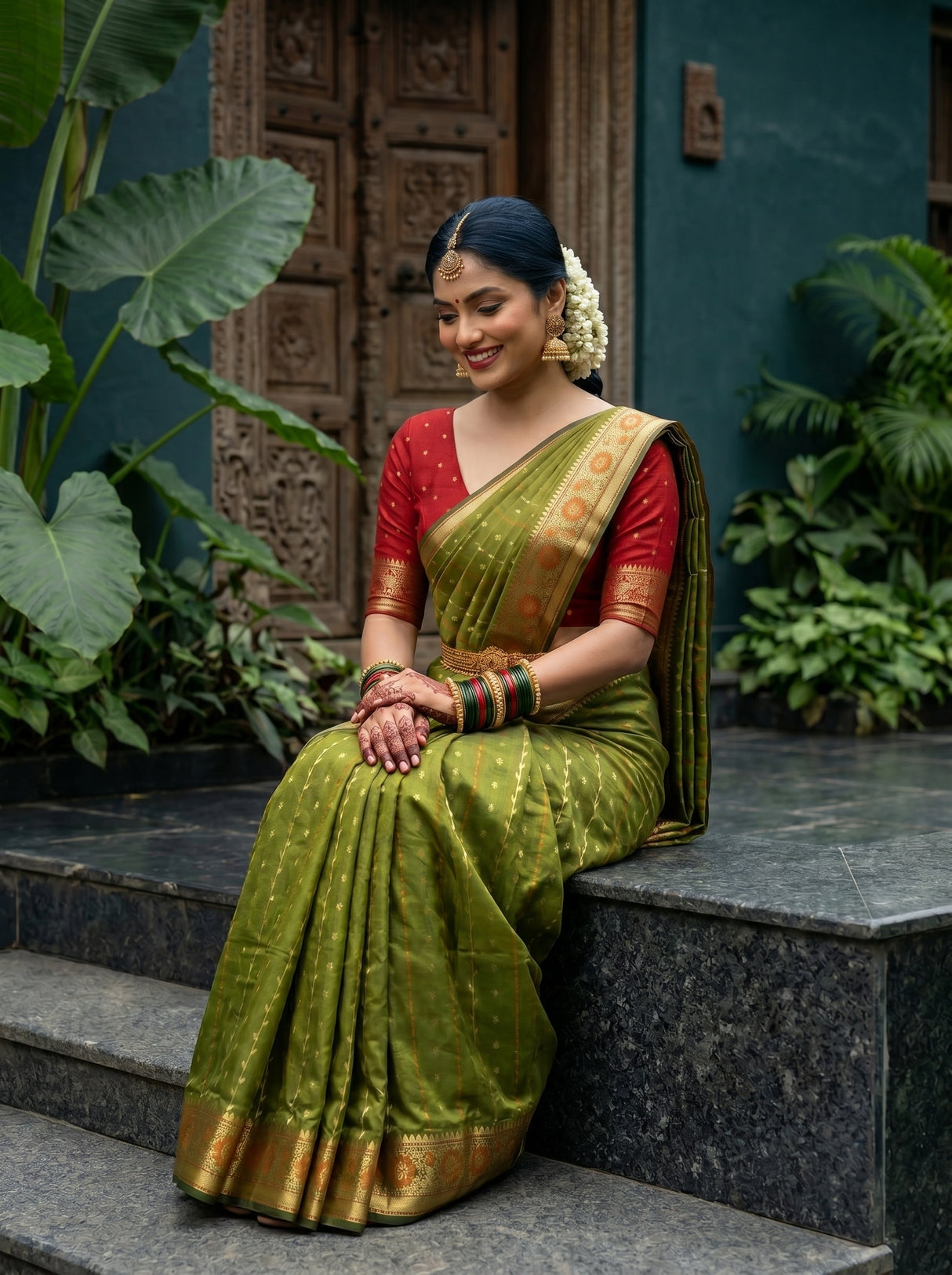 MIMOSA Saree Saree — pose 8 styling detail