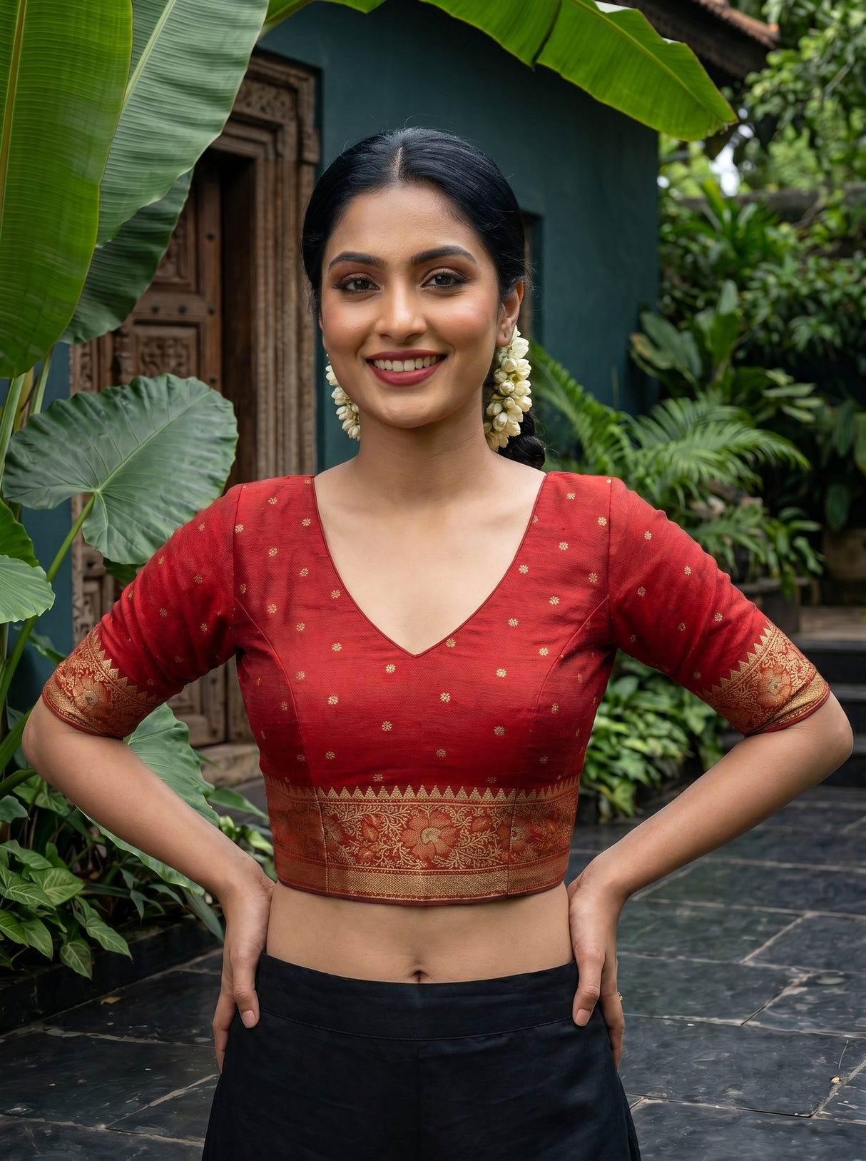 MIMOSA Saree Saree — blouse close-up