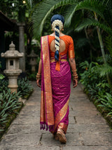 MIMOSA Saree Saree — pose 2 styling detail