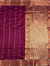 MIMOSA Saree Saree — pallu and zari work detail