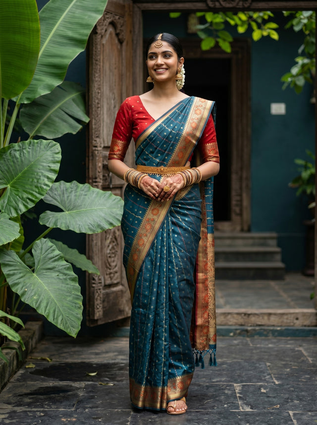 MIMOSA Saree Saree — front view on mannequin