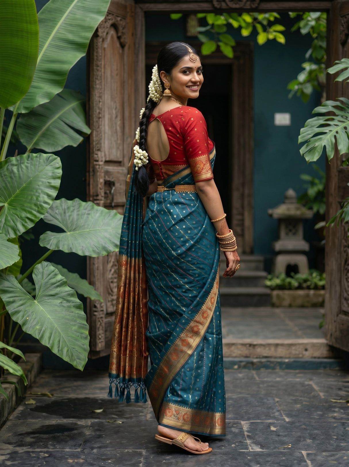 MIMOSA Saree Saree — pose 7 styling detail