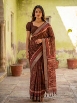 MIMOSA Saree Saree — front view on mannequin
