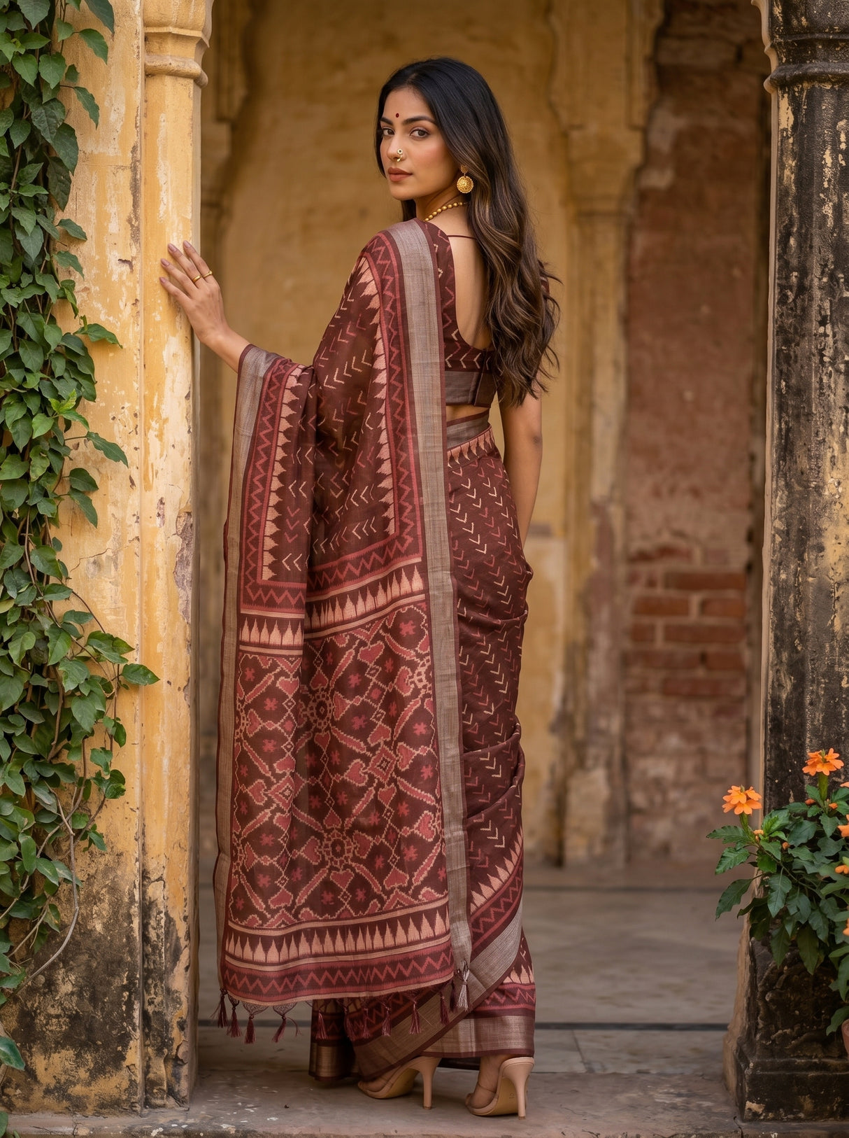 MIMOSA Saree Saree — pose 7 styling detail