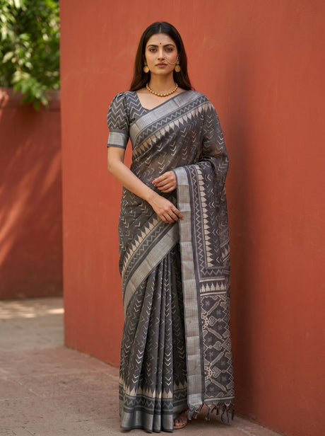 MIMOSA Saree Saree — front view on mannequin