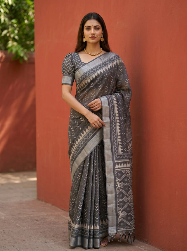 MIMOSA Saree Saree — front view on mannequin