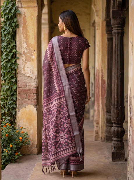 MIMOSA Saree Saree — pose 2 styling detail