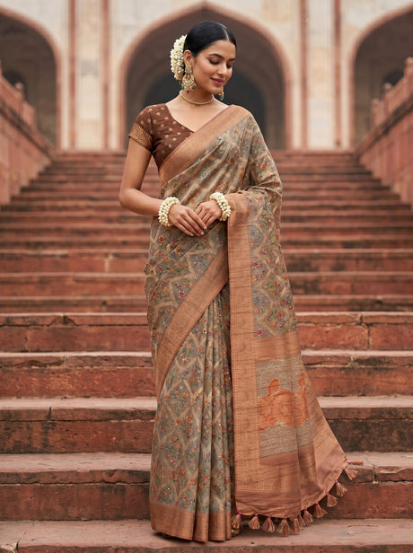 MIMOSA Saree Saree — front view on mannequin