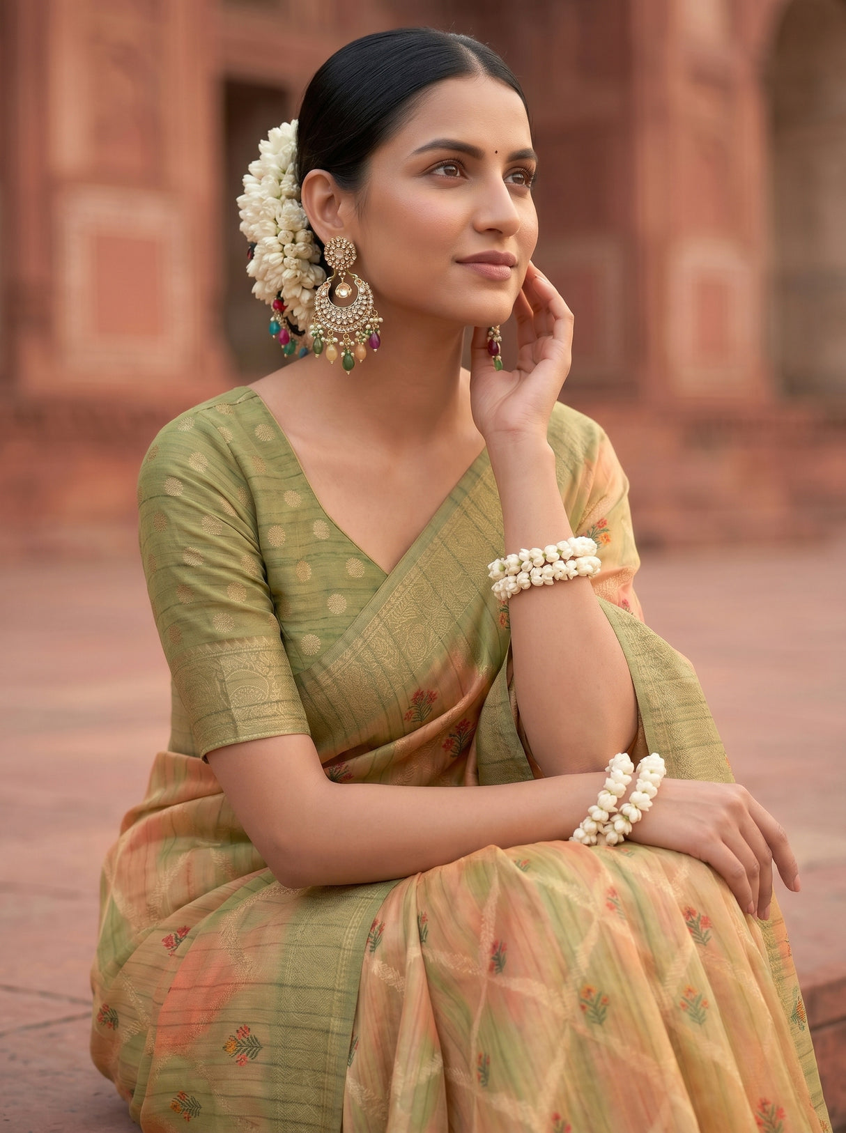 MIMOSA Saree Saree — pose 10 styling detail