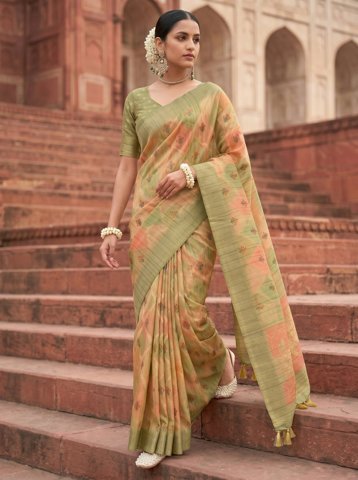 MIMOSA Saree Saree — pose 6 styling detail