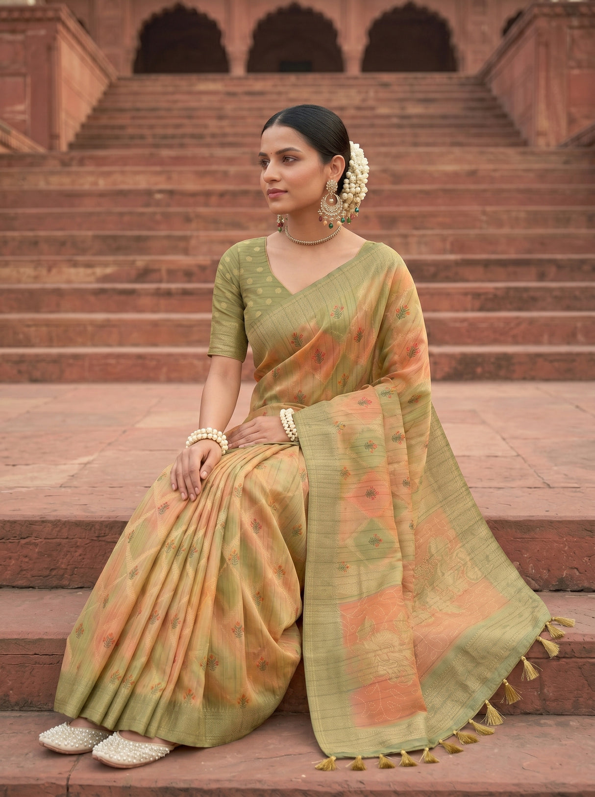 MIMOSA Saree Saree — pose 8 styling detail