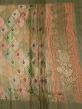 MIMOSA Saree Saree — pallu and zari work detail