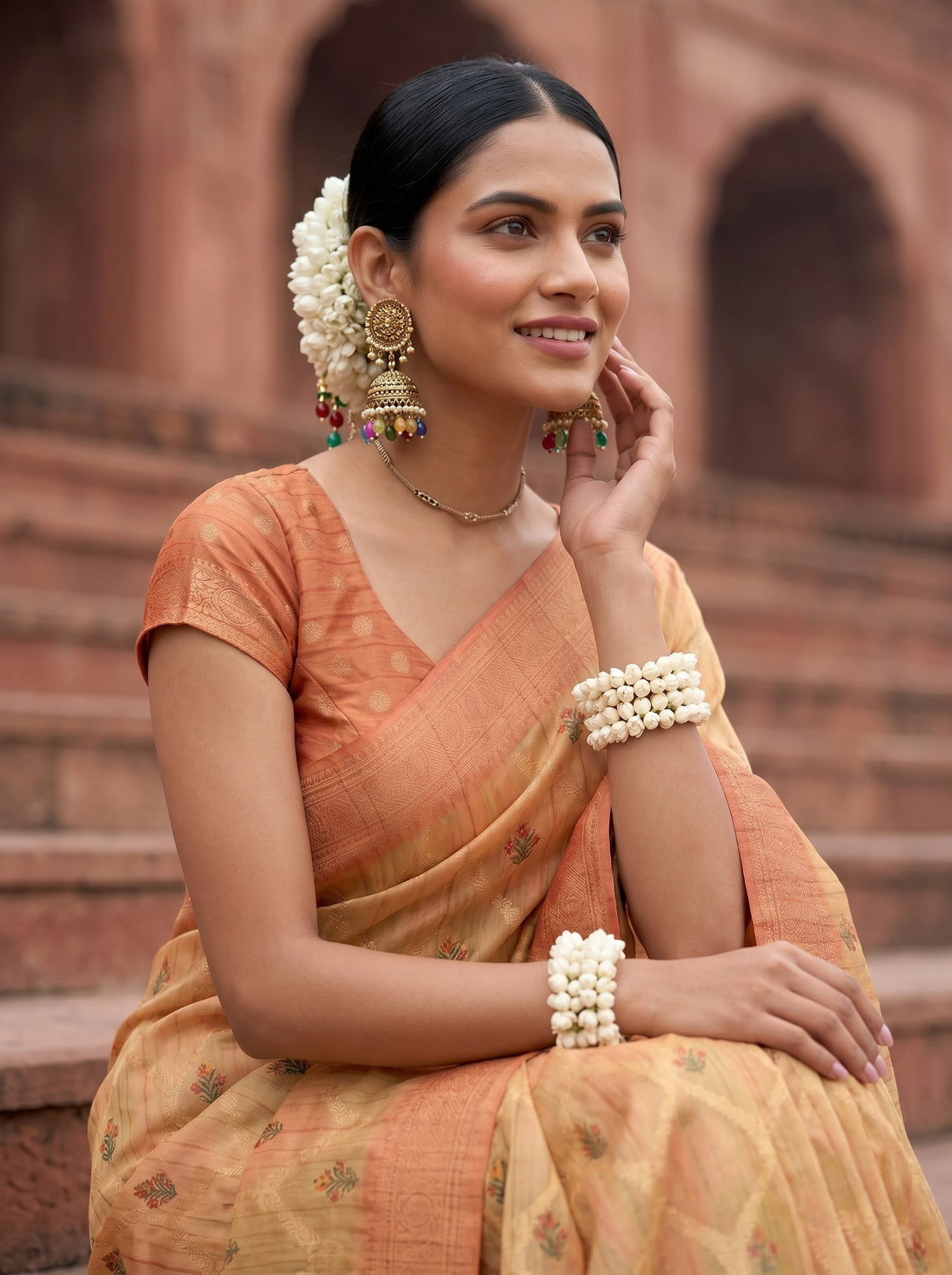 MIMOSA Saree Saree — pose 10 styling detail