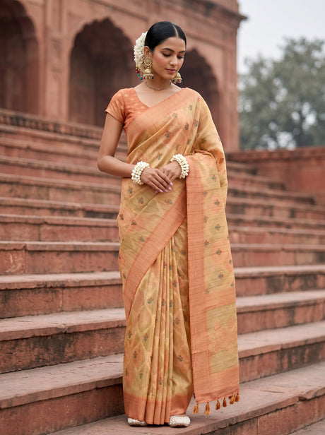 MIMOSA Saree Saree — front view on mannequin
