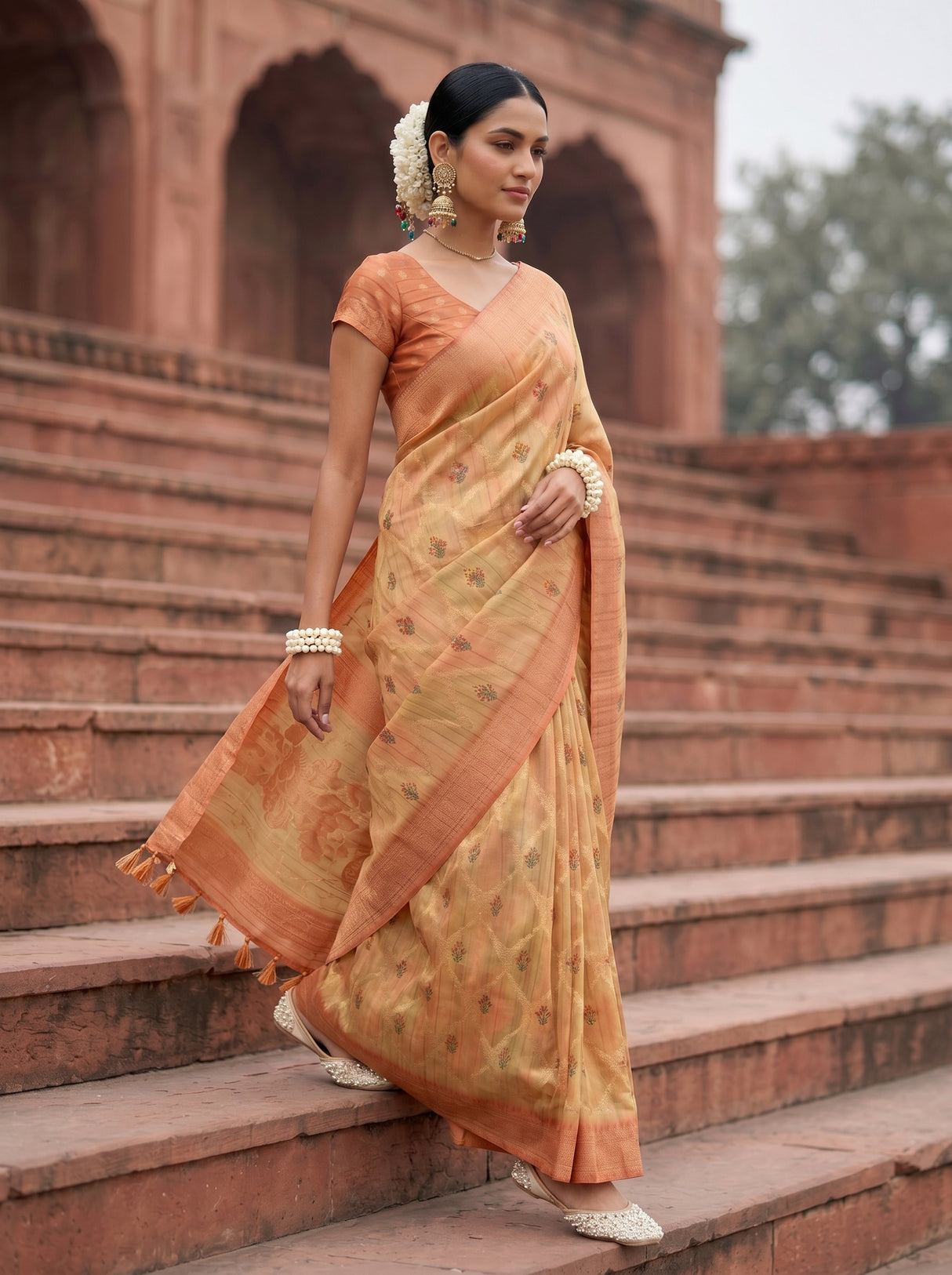 MIMOSA Saree Saree — pose 6 styling detail
