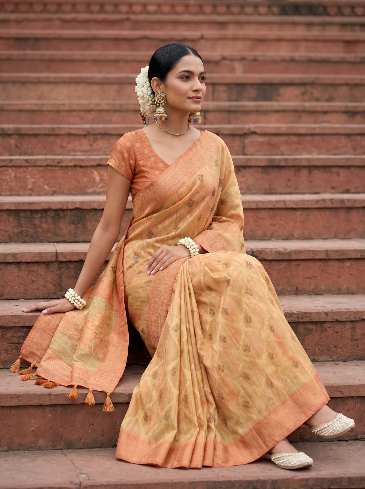 MIMOSA Saree Saree — pose 8 styling detail